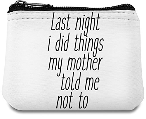Preisvergleich Produktbild Last night Neopren Geldbeutel