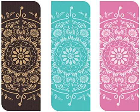 Non Slip Yoga Mat Sport Fitness Exercise Fitness Mat Non-Toxic Phthalate Free/Gymnastics NBR Skin, Hypoallergenic, Training Mat Sports Mat Great for Pilates, Exercises &amp; Yoga, Grün