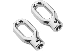 SULIUDAJI 2 PCS Treuil Anneau de Sortie Treuil Manuel pour Store Banne Enrouleur, Design Élégant pour Les Awnings Extérieurs, Machine de Levage pour auvent, Anneau de Levage en Alliage d'Aluminium Robuste