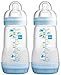 Mam 99921511 Anti-Colic Bottle 260 ml 2-Pack for Boys