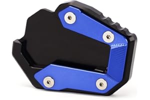 Modeer Compatible avec CRF1100L Africa Twin 2020-2023 Béquille latérale de moto avec rallonge et plaque de support CRF 1100 L Accessoires (bleu)