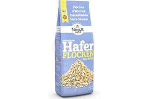 2W ORGANIC Flocon D’Avoine Instantanée Complète Sans Gluten Bio 425g | Flocons D’Avoine Sans Gluten Bio A Feuilles Tendres Préparations Instantanées – Grains Entiers D’Avoine - Cereales Petit Dejeuner Bio
