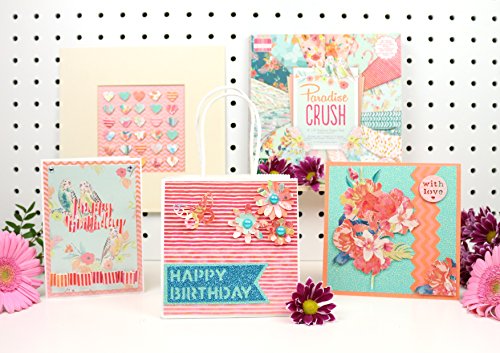 First Edition „Paradise Crush“ FSC Papier Pad, Papier, mehrfarbig, 12 x 12 Zoll - 6