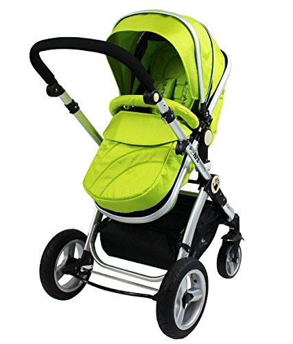 iSafe 2 in 1 Baby Pram System Complete (Lime)