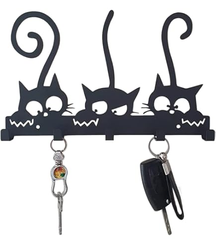 Portachiavi Da Parete 2 Pezzi Con Ganci - Appendichiavi Senza Foratura Per Ingresso E Cucina - Foto 5