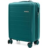 VOYAN Expandable Cabin Suitcase 55x40x20 SDR Ultralight Travel Trolley with ABS Rigid Shell, Swivel Double Wheels and Securit