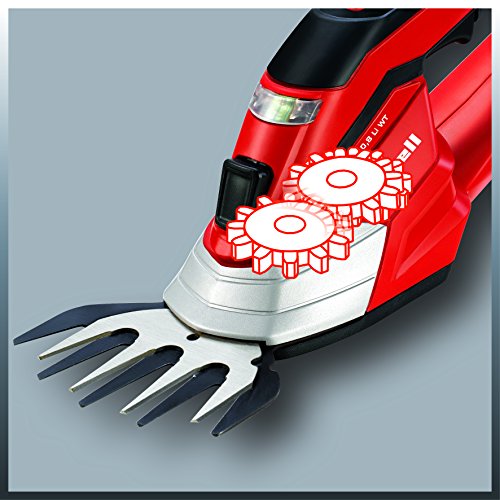 Einhell Akku Gras und Strauchschere GE-CG 10,8 Li WT (10,6 V, 1300 mAh, 10 cm Schnittbreite Grasschneidemesser, 19 cm Schnittbreite Strauchschneidemesser) - 4