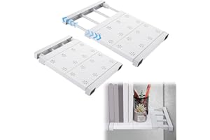 Erpmlyo 2 Pcs School Locker Shelf Organizer - Adjustable Locker Divider Mate Easy to Install for Extending Locker Use Space