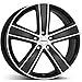 Produktbild Alufelgen dezent TH 7  x 16  5  X 120  Et45  Black Polish
