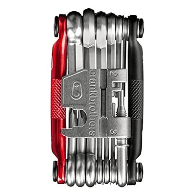 Crankbrothers Outil Multi-19 Noir/Rouge Multi Mixte Adulte