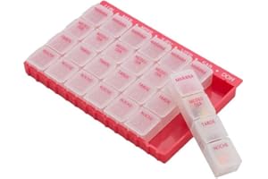 QUERALTO Pastillero semanal 4 tomas diarias