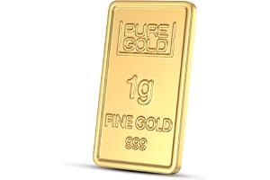 Joyalukkas 1 gm 24K (999) Pure Gold Bar | Assayer Certified | Flower Design | Yellow Gold
