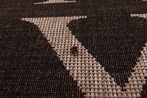 Teppich Modern Designer Wohnzimmer Villa Sisal New York Anthrazit Grau 80×150 cm - 3