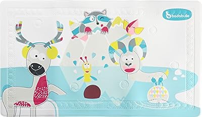 Badabulle 'Badabulle b023007 Tapis de bain avec thermomètre "Montagne Animaux multicolore