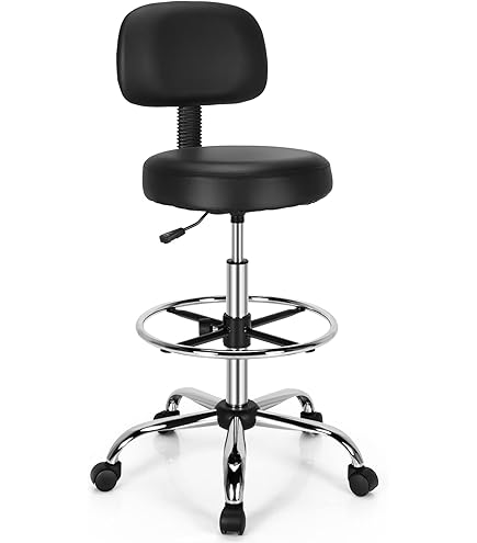 Desk Stool Modern Bar Stool Standing Desk Chair Adjustable