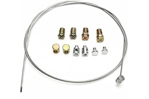 SPORTARC Cable Repair Kit, Throttle Clutch Cable Repair Kit with Solderless Nipple Sleeve and Nut Set Lawnmower Rotovator Ride On