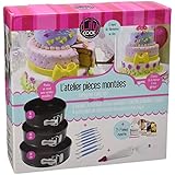 Lily Cook  KDO8561, moldes para tarta  - acero: 24cm,  20 cm, 18 cm