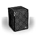 Roo Beauty Nail Polish Varnish Cube, Manicure Storage Bag, Makeup Cosmetic Case in Imperial Black