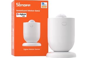 SONOFF SenseGuard SNZB-03PR2 Zigbee rörelsesensor med ljussensor för ljusstyrning, larmsystem och smart hemautomation, histor