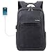 Produktbild Laptoprucksack USB-Ladeanschluss Business15.6 Zoll Slim Backpack Schule Outdoor Resien(dunkelgrau)