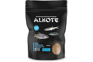 ALLCO PREMIUM AL-KO-TE, 3-Jahreszeitenfutter, Teichpellets für kleine Teichfische, 1, 5 mm, Micro Teichpellets, 600 g