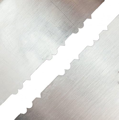 Windsor Stainless Steel Texture Creator Side Scraper - Points &amp; Curve Set