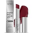 RENEE Matte Lock Lipstick- Folk, Moisturizing, Long Lasting & Weightless Formula, Intense Color Pay Off with Ultra-Matte Finish, Enriched with Avocado oil, Vitamin E, D & Beta-Carotene, 3.5 Gm