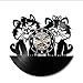 Produktbild Nette Katzen Schallplatte Uhr Cartoon CD Wanduhr Kreative Wohnkultur Antike Hohl Hängende    Wanduhr Geschenk für Kinder