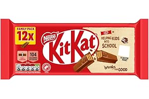 KitKat 2Finger Milk Chocolate Biscuit Bar 12pack, 12 x 20.7g