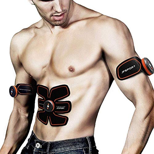 LY88 Ejercicio Fitness Estimuladores eléctricos EMS Abs Trainer AB Belt, Ailida Abdominal Musers Toner, Body Fit Toning Belts, Office AB Workout Equipment Machine For Men/Women