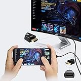 💻 [Plug & Play]HDMI USB tipo C no neceita controladores o softwares adicionales,el diseño de USB C Macho a HDMI Macho transmite directamente,muy rápido y portable.Este cable conviene a la gente que no conoce el aspecto , no se molesta en varios puertos.