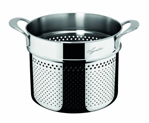 Lagostina La Pasta Set Pastaiola Pasta Pot / 22 cm / 6 Litres / Stainless Steel