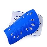 Senston Espinilleras de fútbol para niños Proteger pierna y pantorrilla fútbol almohadillas Schienbenschoner 5 Color Tamaño niños