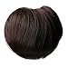 PRETTYSHOP Up Do Hair Bun Topknot Knot Scrunchy Scrunchie Hair Piece Pony Tail Elegant Lovely (dark brown 2/33)