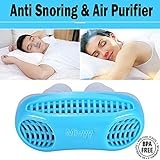 Anti Snore Devices, Snoring Aids, 2-in-1 Snore Stopper and Breathing Air Purifier, Nose Vents Nasal Dilator, Stop Snoring Solution for Comfortable Sleeping