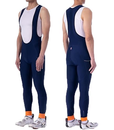 Produktbild von FLYIFE Herren Fahrradhose Lang Mit Trägern Pro Trägerhose Lang - Träger Radlerhose - 8D Performance Gel Gepolstert - Atmungsaktiv (XXS,TYP-1