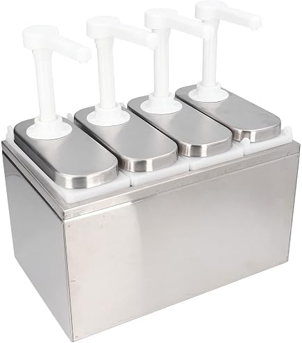 Distributeur De Sauce Inox Rond - Capacité 4 à 10 Litres Au Choix, Neuf, Pour Professionnel