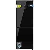 Cecotec Refrigerator Combi 409L Total No Frost Bolero CoolMarket Combi 409 Black Glass C. Height 185 cm, MAX INSIDE with VIP
