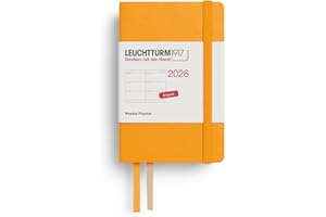 ‎LEUCHTTURM1917 LEUCHTTURM1917 372732 Wochenkalender Mini (A7) 2026, Rising Sun, Englisch