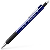 Faber-Castell Grip 1345/47 Versatile Pen, 0.5 mm, Navy Blue, Ergonomic Grip, Spring Tip, Long Eraser, Modern Design