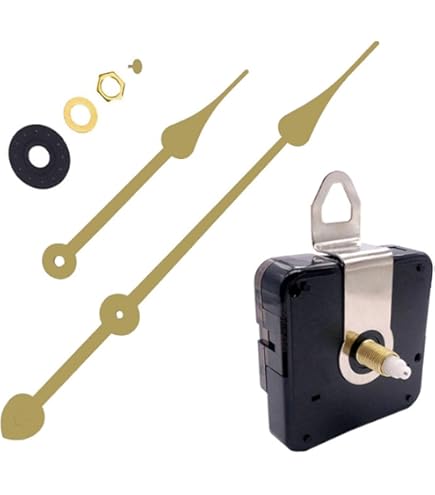 Movimento Silenzioso No Ticchettio Movimento Al Quarzo Silenzioso Per Orologi - Nessun Ticchettio, Lancette Corte, In Alluminio, Piccolo Movimento Per Lancette Corte - Foto 9