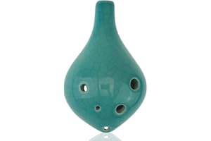 OCARINAWIND 6 Loch Okarina Keramik Ocarina Wein Flasche Stil Ice Crack glasiert Craft China blau – ALTO C