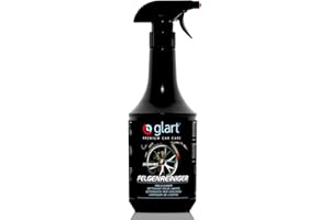 Glart 451FR Premium Detergente per cerchi auto 1.000 ml, per leghe verniciate, opache, acciaio e cromo, 100% senza acidi, con indicatore di cura