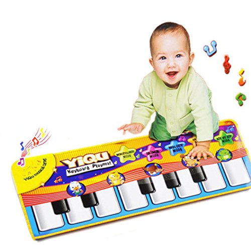 Piano Mat, Multifunction Musical Carpet Baby Toddler Activity Gym Play