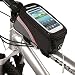 Produktbild Roswheel Fahrrad Fahrrad Handy iPhone Halteschale Tasche Hülle schwarz schwarz 14 cm