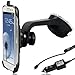 Produktbild Wicked Chili Design KFZ Halterung für Samsung S3 (i9300 / i9305) / S3 Neo (i9301) (passgenau, vibrationsfrei, Made in Germany) + 1000 mA Auto Spiral Ladekabel (100cm, 12/24V)