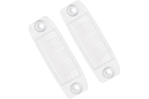 Raheem 2Pcs Car Lamp Cover 92510-2P000 92501-4V000 White Lamp 2011-2013 Rear Light Cover for Kia Sorento License Plate Lamp Lens Durable Plastic Car Light Housing Cover