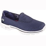 Skechers Go Walk 3, Zapatillas Deportivas, Mujer, Negro (BBK), 40