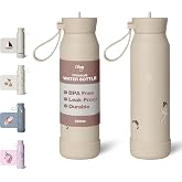 Citron &Ccedil;ocuk Su Şişesi - 350 ml, Vakum Yalıtımlı Paslanmaz &Ccedil;elik - Sızdırmaz, &Ccedil;evre Dostu, Okul ve Seyahat i&ccedil;in M&uuml;kemmel - Ba
