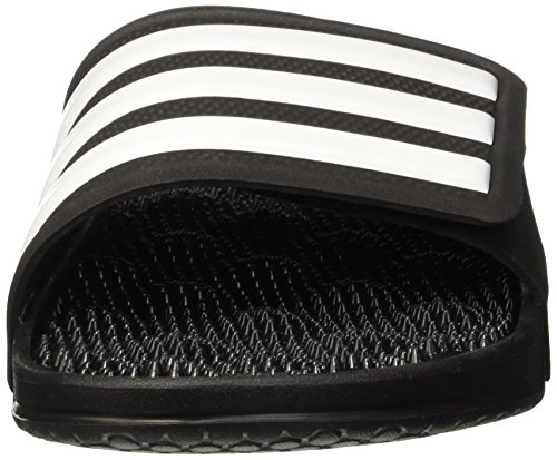 adidas Herren Adissage 2.0 Stripes Hausschuhe, Noir/Blanc/Noir - 4